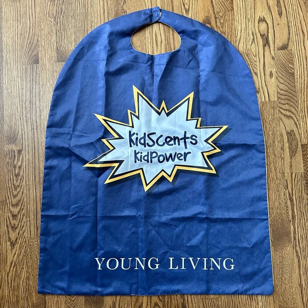 Young Living Kid Power Kid Scents super hero reversible cape, NWOT